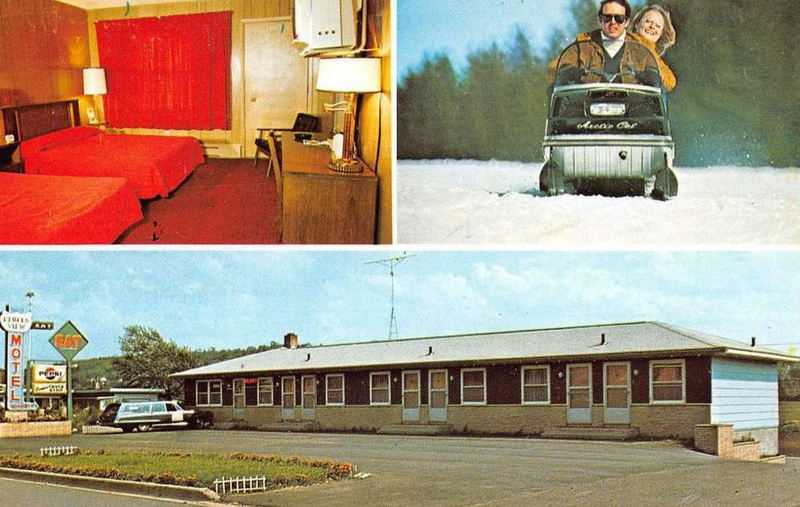 Bluffs Inn (Bluff View Motel) - Old Postcard (newer photo)